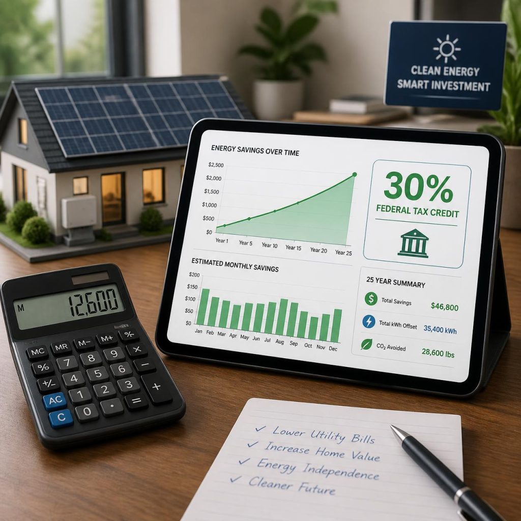 cost and tax credits for home solar battery storage options