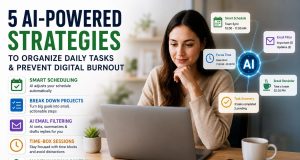 How to Use AI Tools to Organize Daily Tasks and Prevent Digital Burnout AI strategies to organize daily tasks and prevent digital burnout
