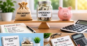 How to Build an Emergency Fund While Paying Off High-Interest Debt Emergency fund and high-interest debt financial planning