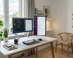 AI workflow tools and modern remote work desk setup