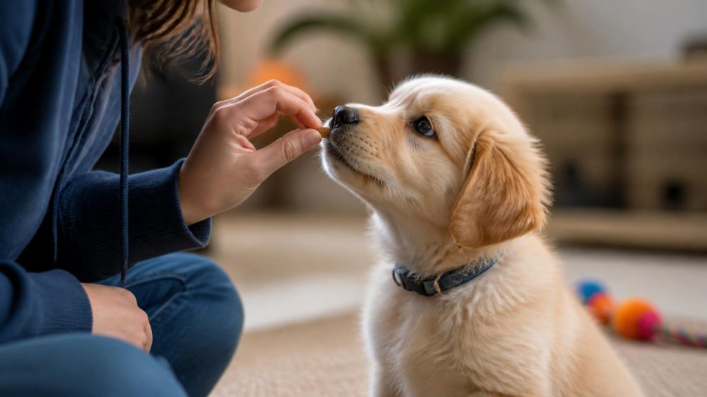 Training and socialization for a new puppy